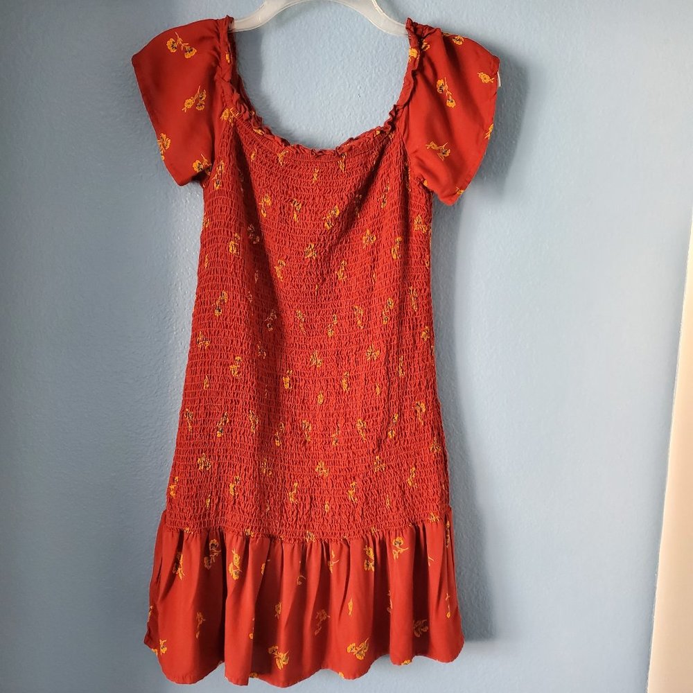 Sky and Sparrow, Size M, Mini  Red Sundress